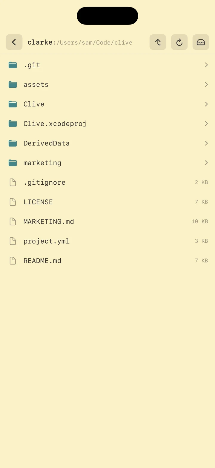 Built-in SFTP file browser