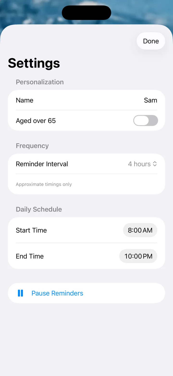 Drink — Set your hours, choose your pace